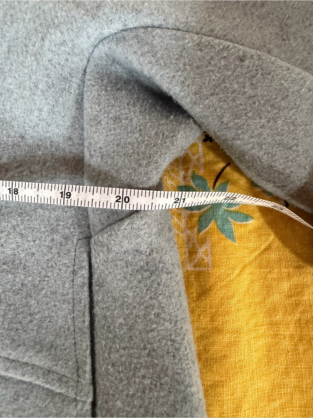 Light Blue Button-Front Wool Jacket - Picture 10 of 16